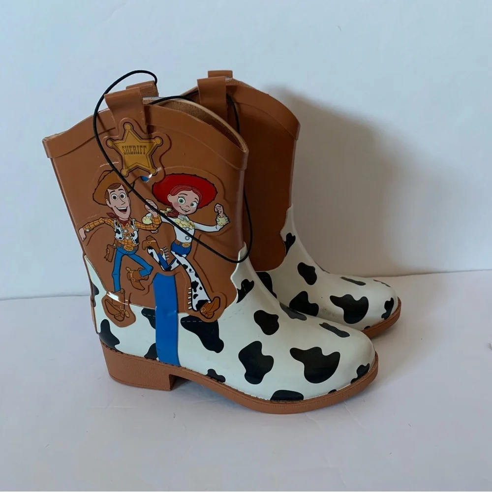 NWT. DISNEY Toy Story Kids Cowboy Rain Boot